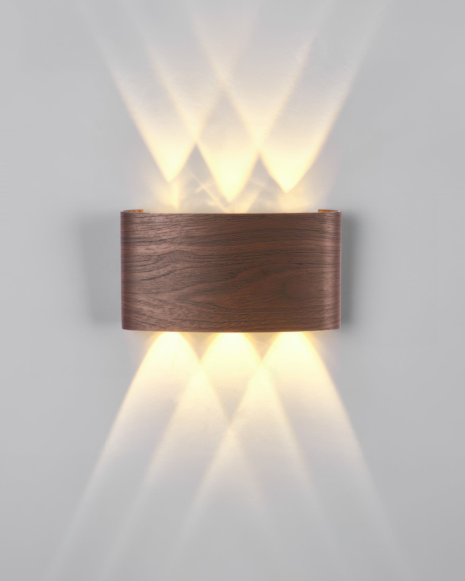Aplique LumaVerde con Textura de Madera Iluminación LED Exterior Resistente al Clima