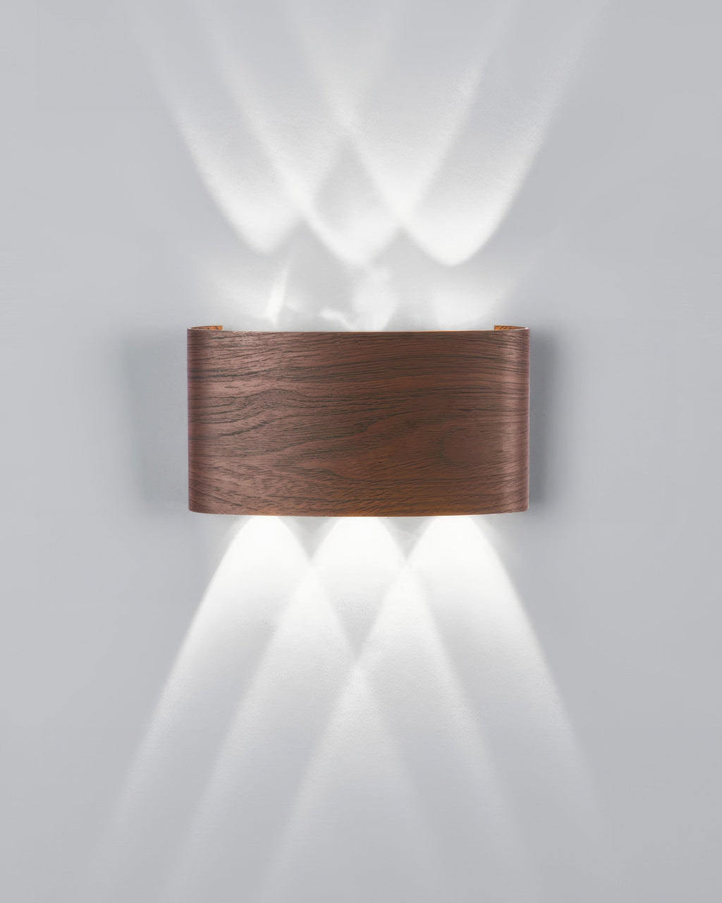 LumaVerde Woodgrain Sconce Outdoor LED Lighting Weatherproof