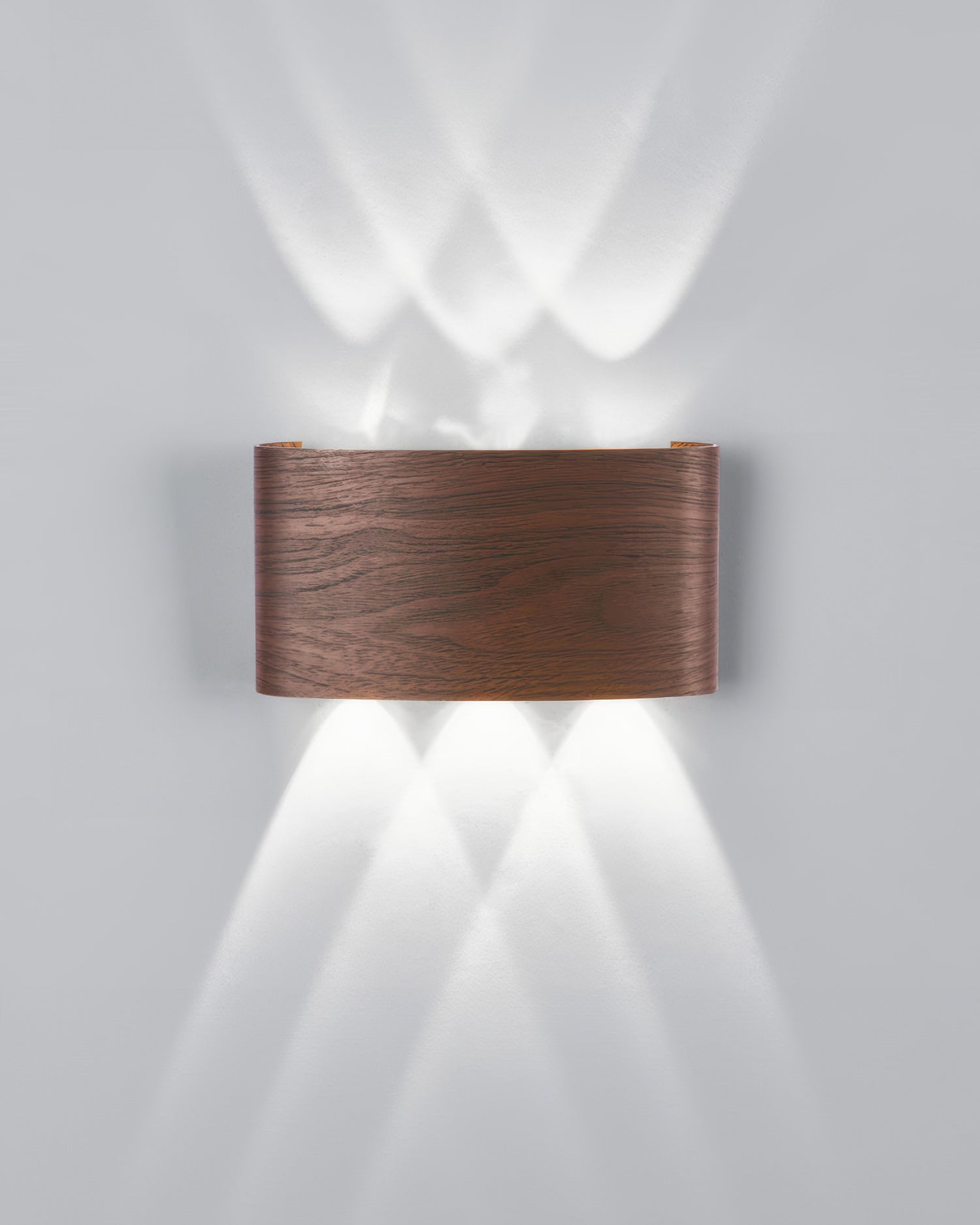 Aplique LumaVerde con Textura de Madera Iluminación LED Exterior Resistente al Clima