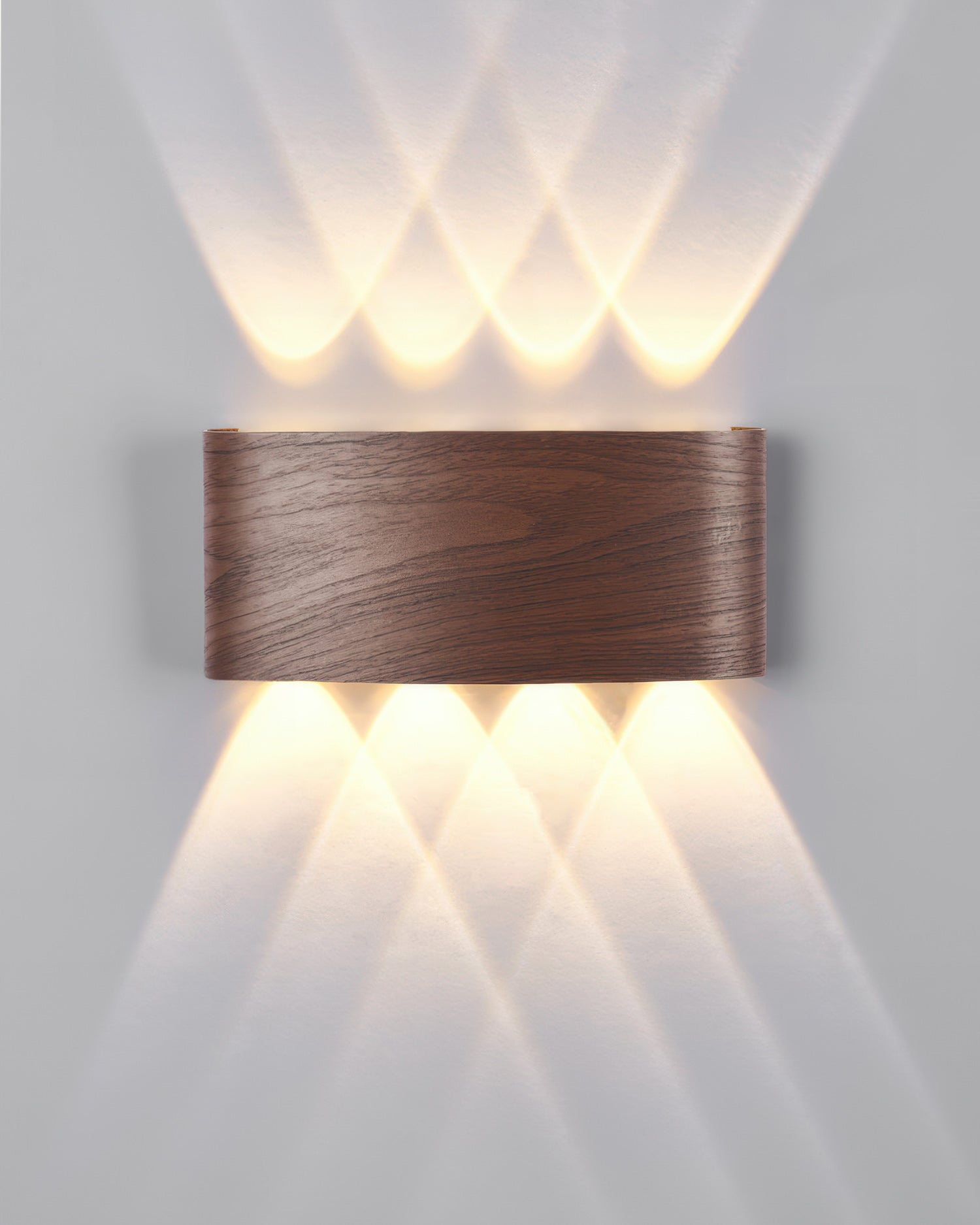 Aplique LumaVerde con Textura de Madera Iluminación LED Exterior Resistente al Clima