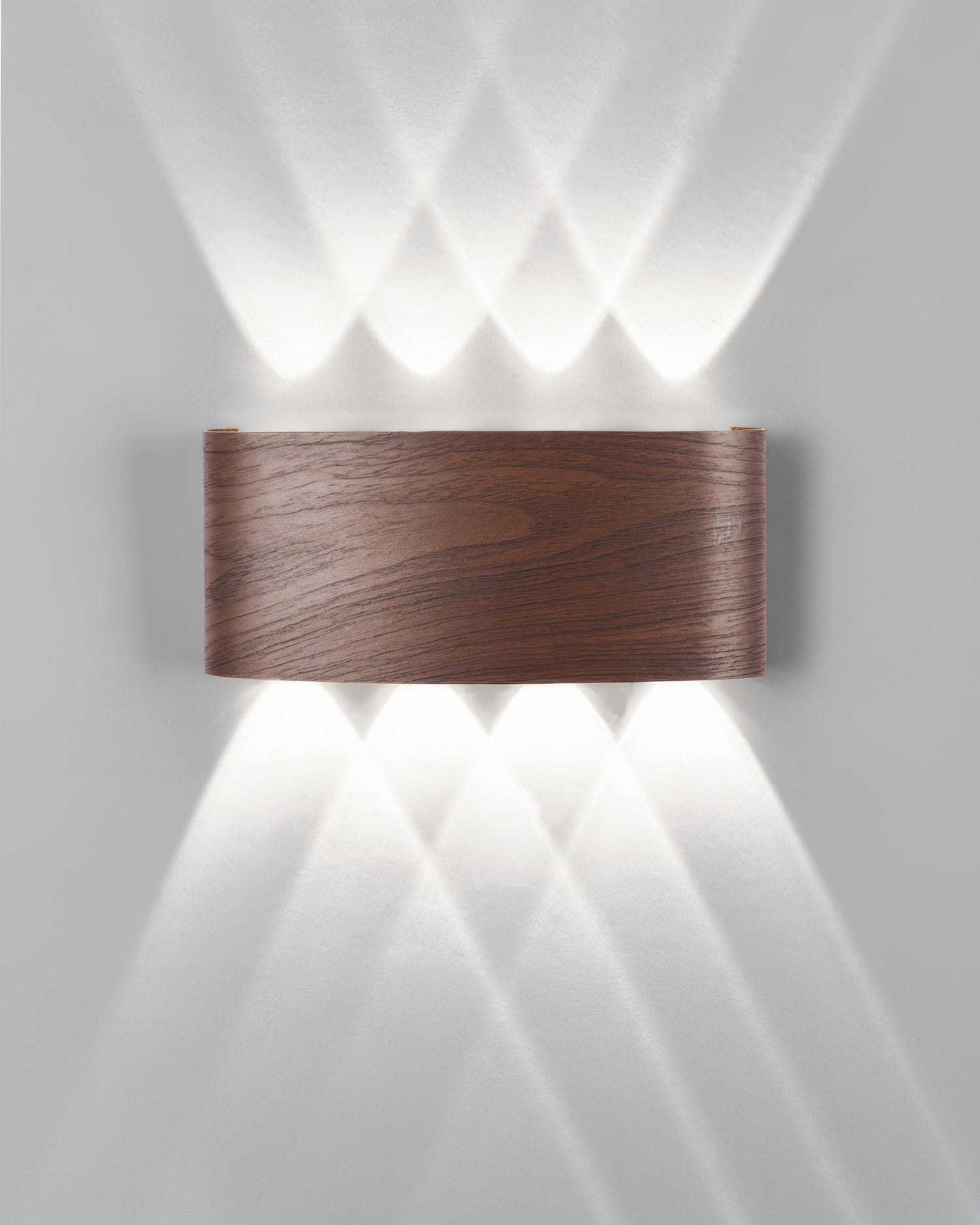 Aplique LumaVerde con Textura de Madera Iluminación LED Exterior Resistente al Clima