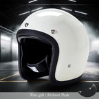 Vintage Helmet With Low-Profile Design For Riders, DOT And ECE Certified