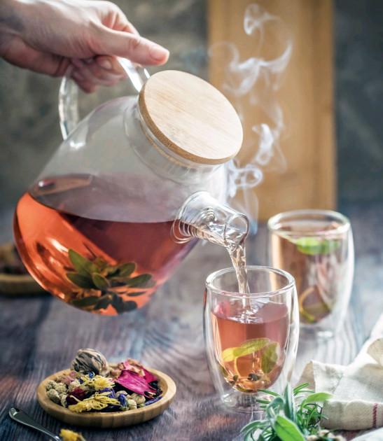 Wilmax Thermo Glass Teapot 54 Oz, Stovetop Safe for Tea Lovers
