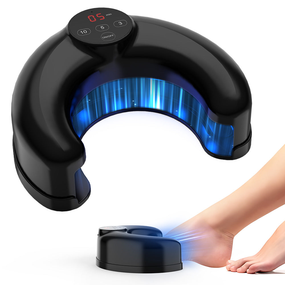 Dispozitiv wireless cu terapie cu lumină dublă pentru decolorarea unghiilor și bunăstare zilnică