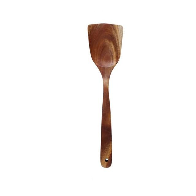 Conjunto de Utensílios de Cozinha em Teca Hearthwood para Cozinha Diária