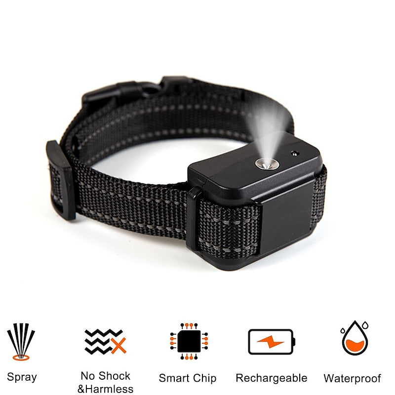 BarkEase Citronella Collar With Refill Pack For Bark Control