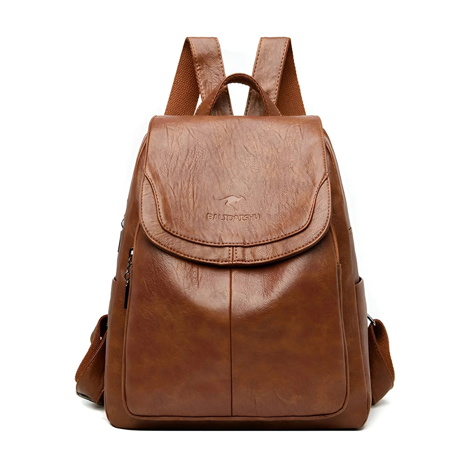 Vintage Leather Women's Backpack - Isabella