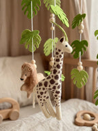 Compact Wooden Baby Mobile & Support Arm Set