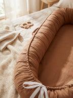 Soothing Cotton Baby Nest for Crib Transition