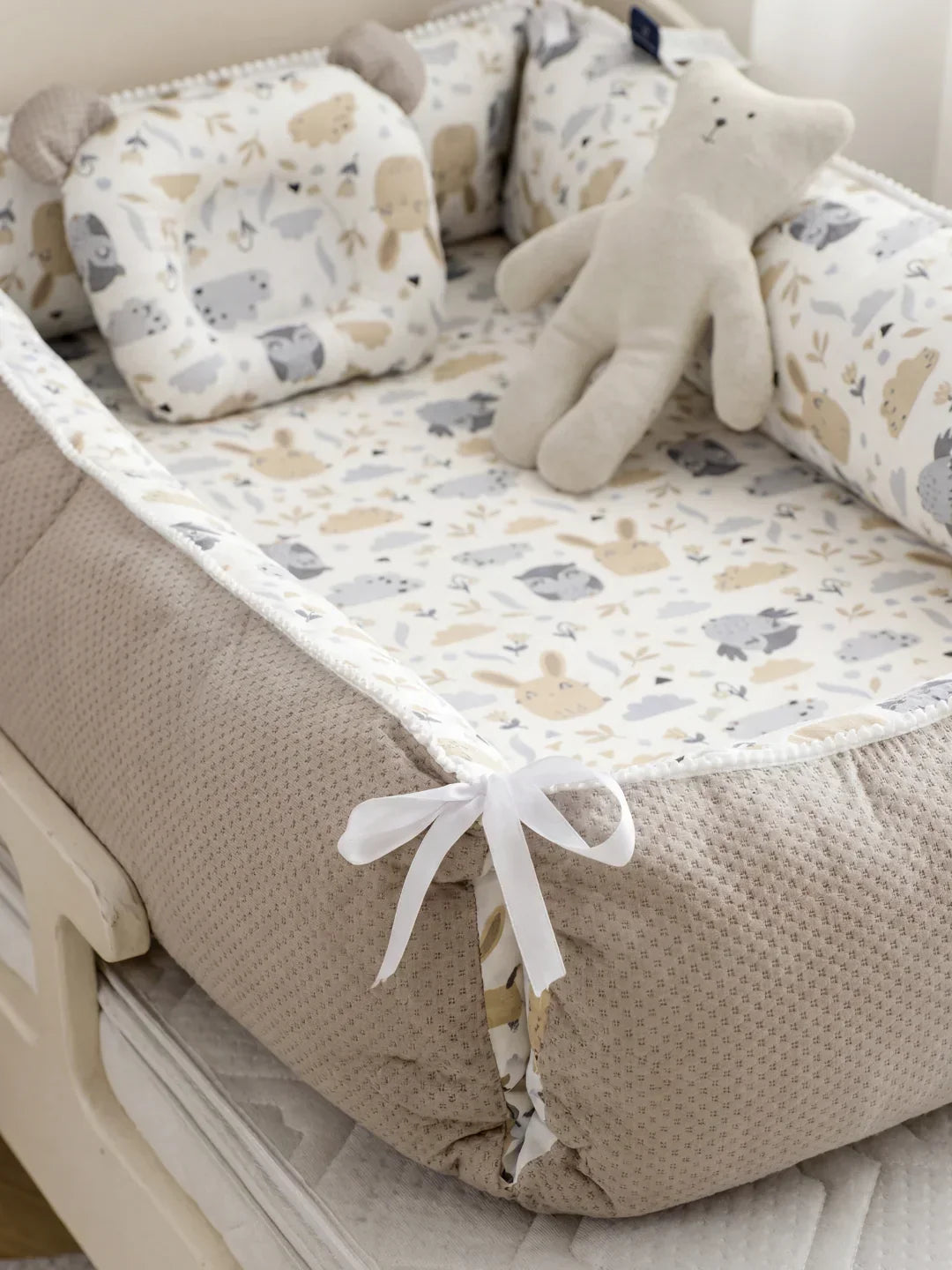 Extra-Long Baby Sleep Pod with Cervical Pillow